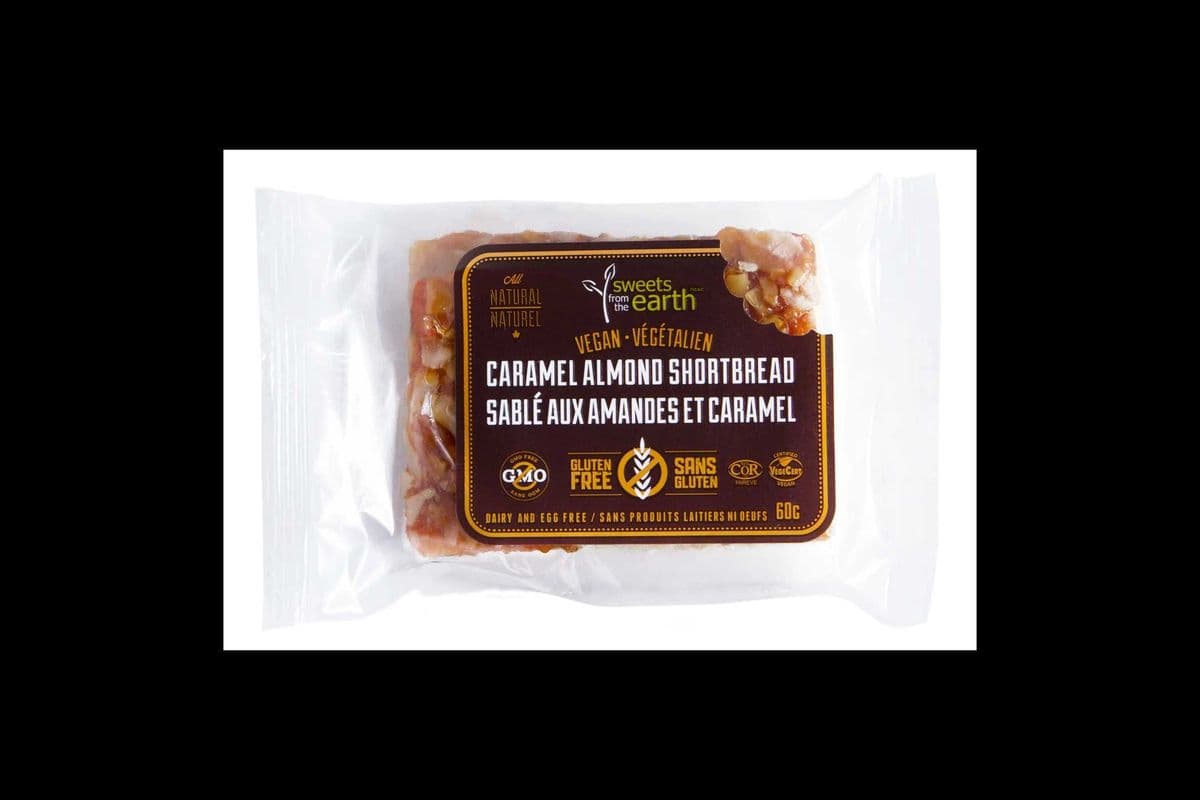 Gluten Free Caramel Almond Shortbread - Grab & Go (60g)