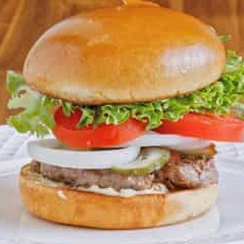 David's Burger with Side of Caesar Salad/ French Fries/ Onion Rings/ Bean Salad/ Pasta Salad