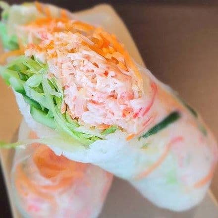 Rouleaux de printemps crabe épicé / Spicy Crabmeat Spring Rolls