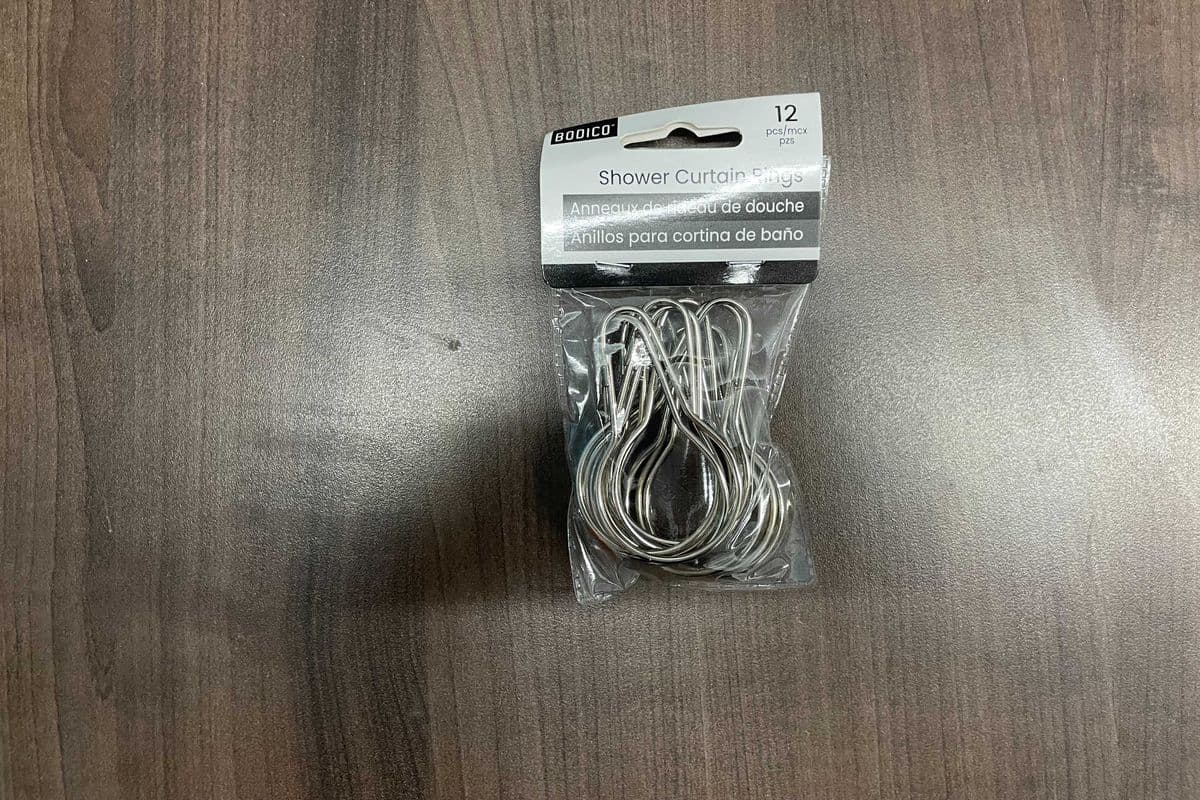 Shower Curtain Rings Metal 12pk