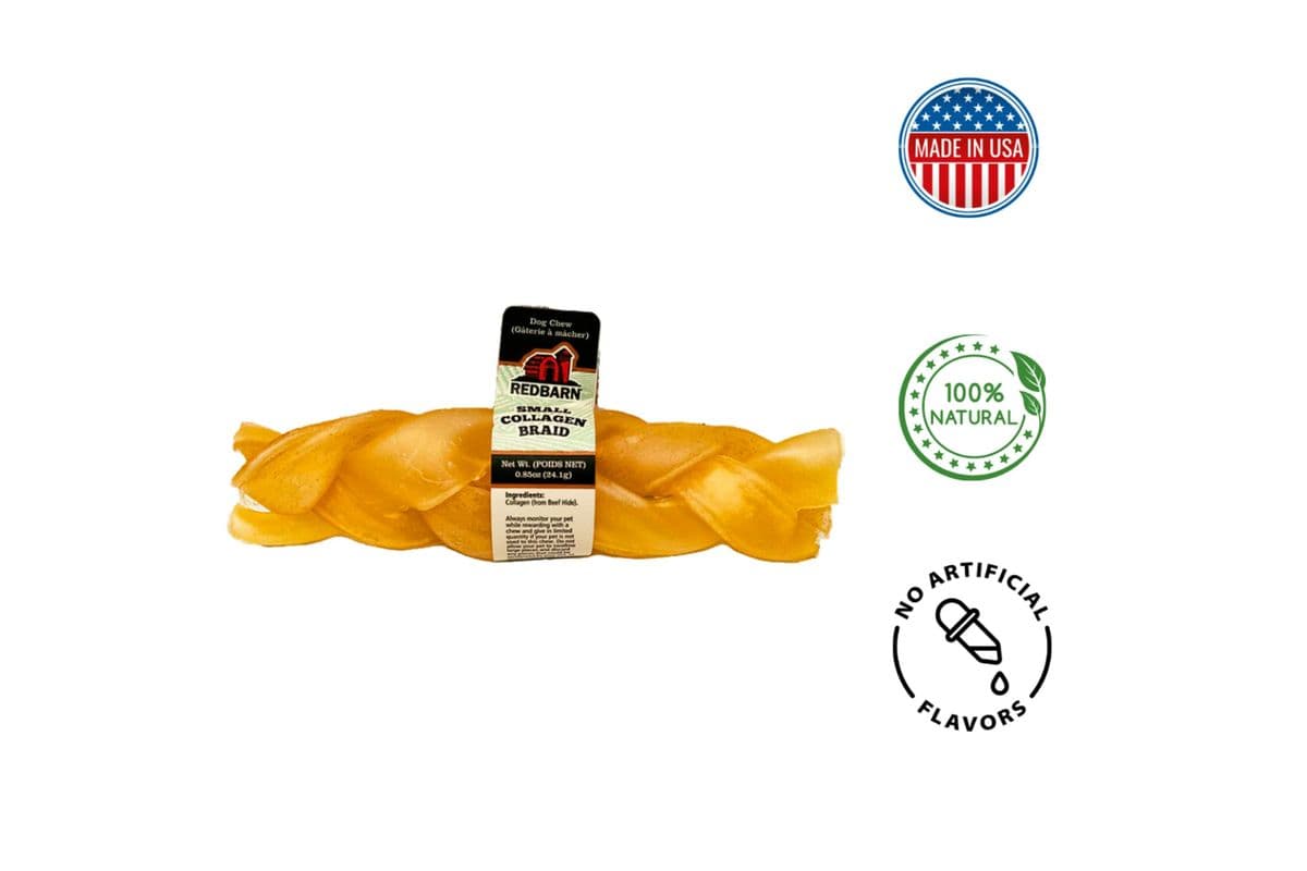 Redbarn - Collagen Braid Dog Treats (6 inch)