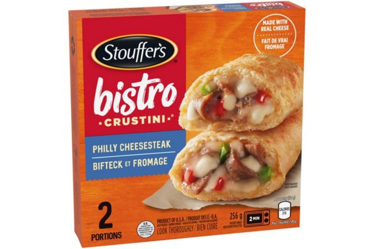 Stouffers Bistro Crustini Philly Cheesesteak (2 Portions) (256g)