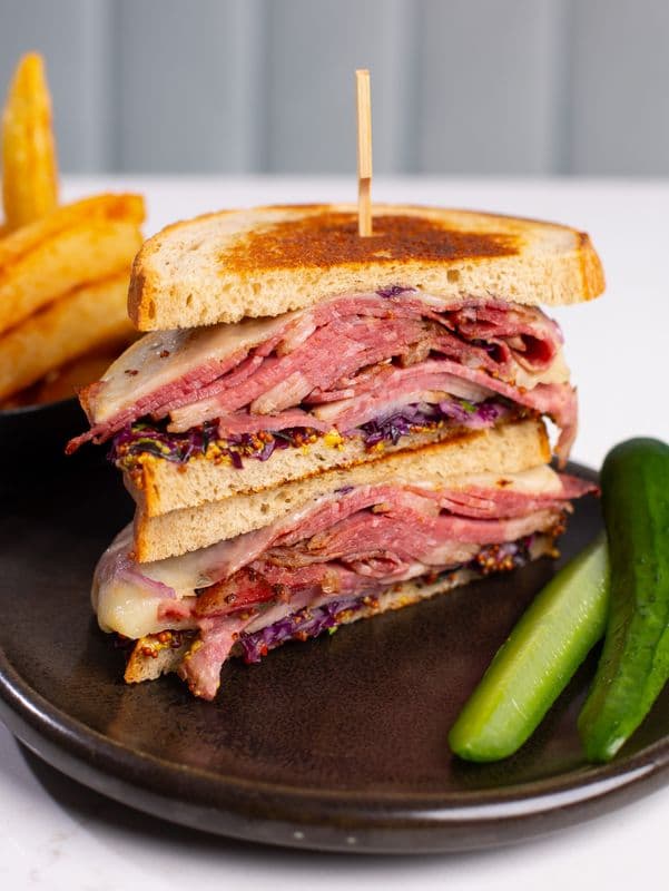 Wagyu Reuben Melt + Fries