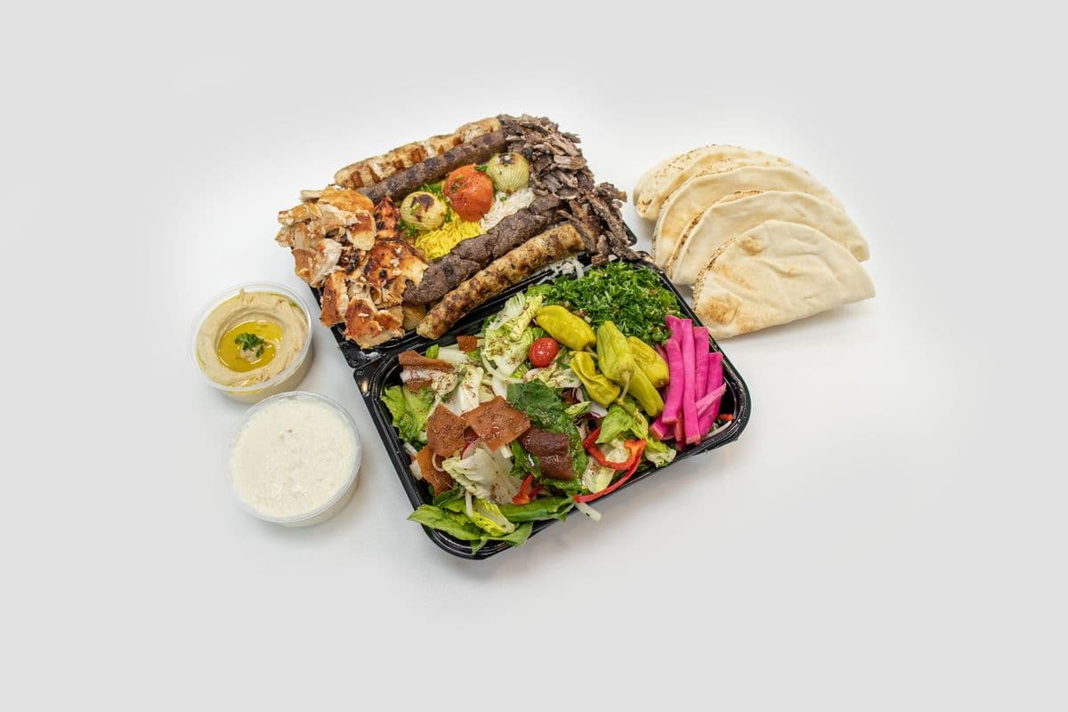 Family BBQ and Shawarma Platter