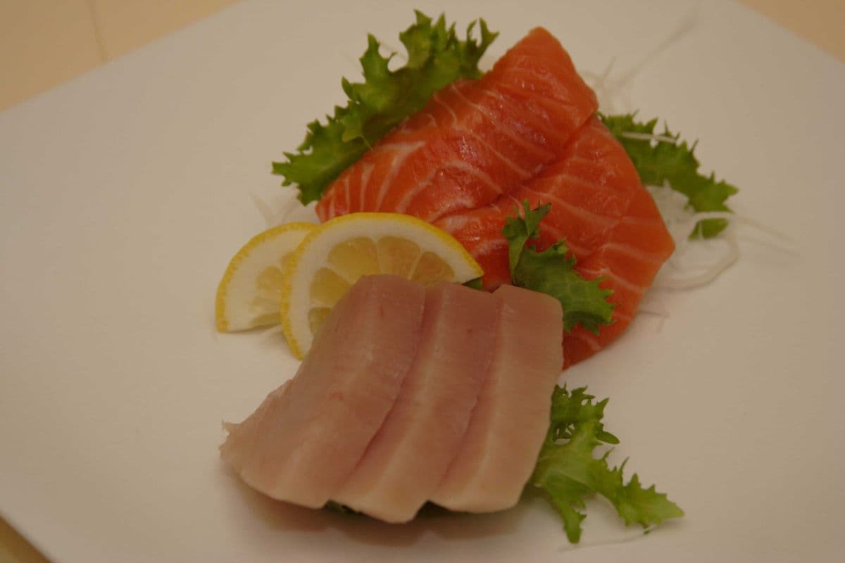 Tuna and Salmon Sashimi