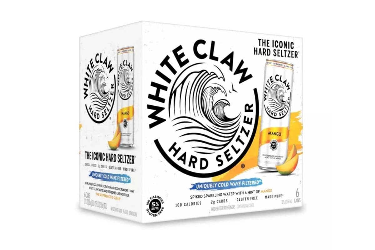 white Claw Mango 6 PACK (1 x 6 x 355ml Cans)