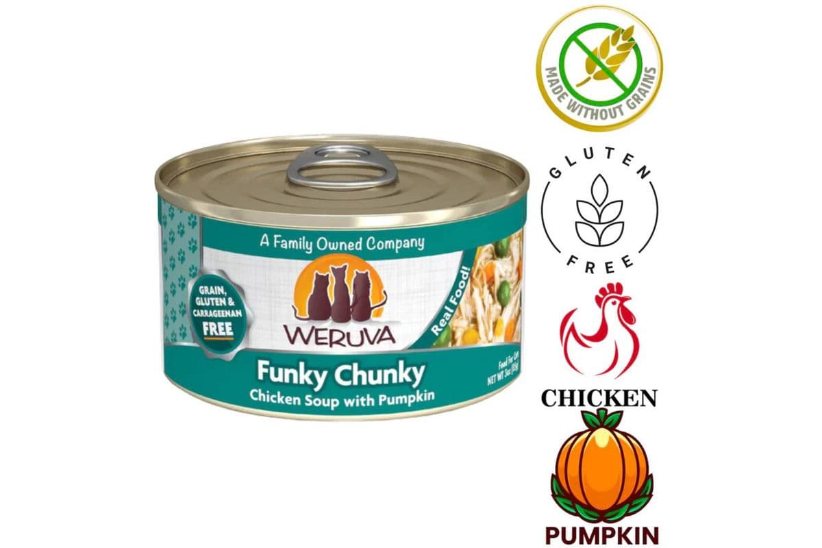 Weruva - Funky Chunky Chicken Soup Canned Cat Food (3 oz)