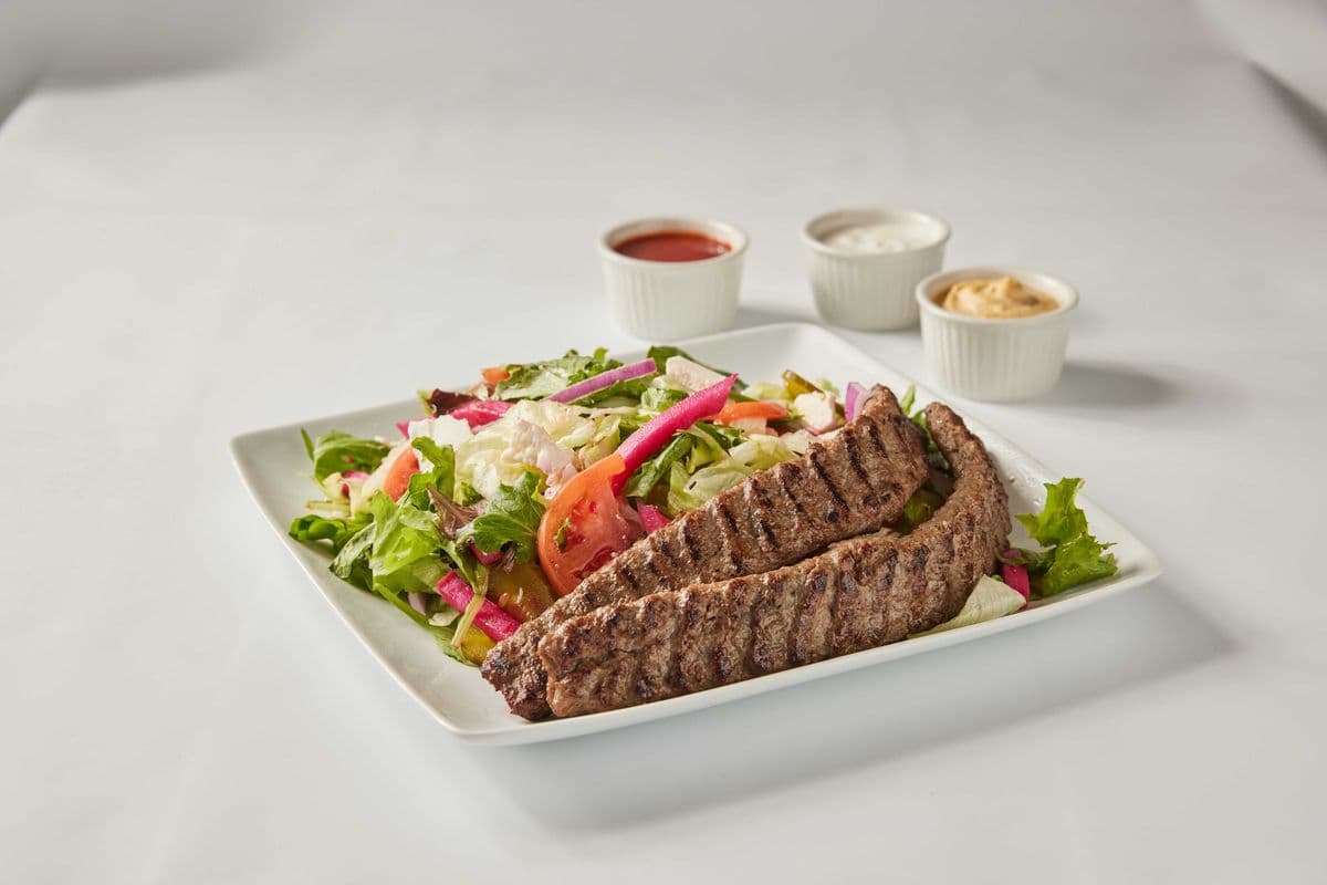 Beef Kabob Salad