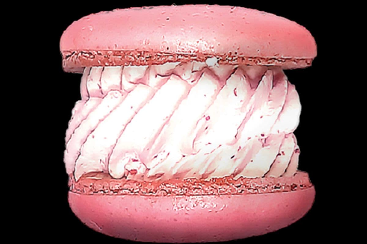 Strawberry Cheesecake Macaron