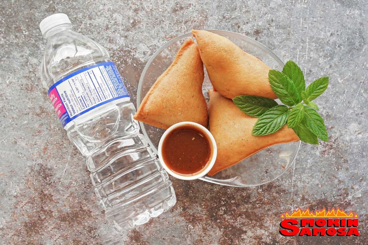 3 Potato or Channa Samosas