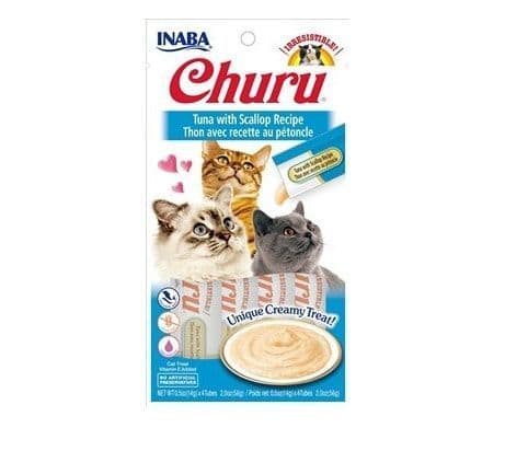 Inaba Cat Churu Purees Tuna With Scallop Recipe
