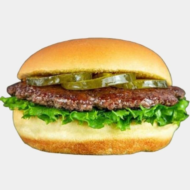 Combo de burger végétarien simple / Single Vegetarian Burger Combo