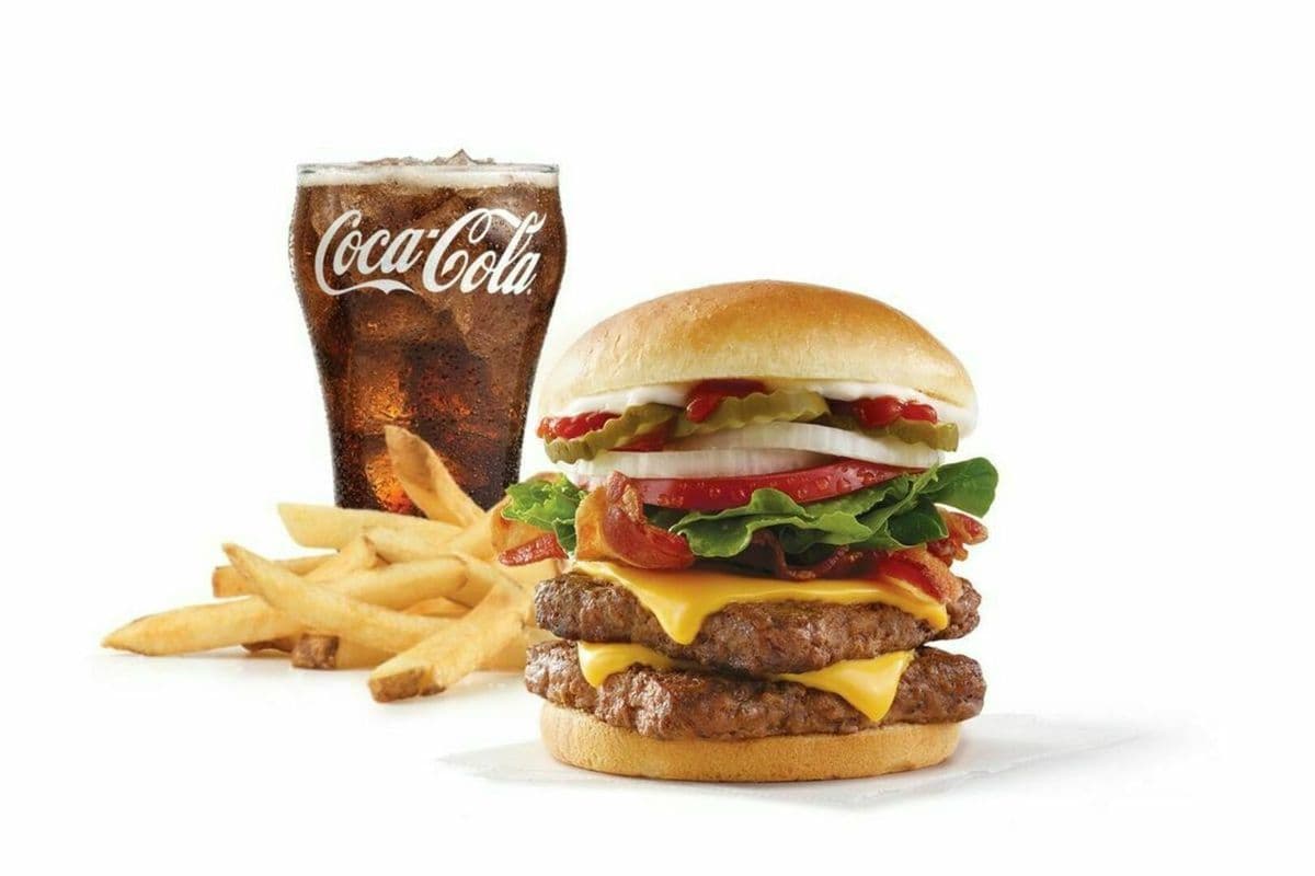 Bacon Deluxe 1/2 lb* Double with Cheese Combo - Small