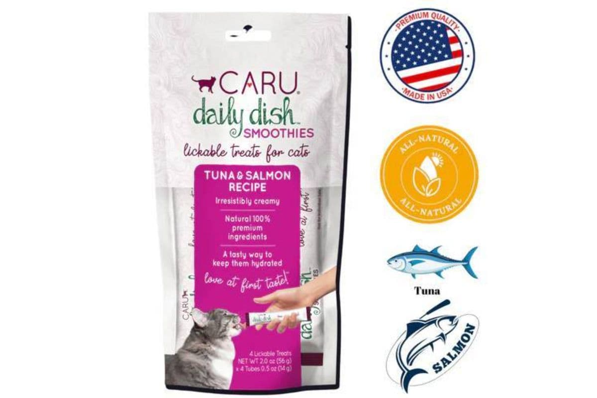 Caru - Daily Dish Smoothie Tuna & Salmon Cat Treat