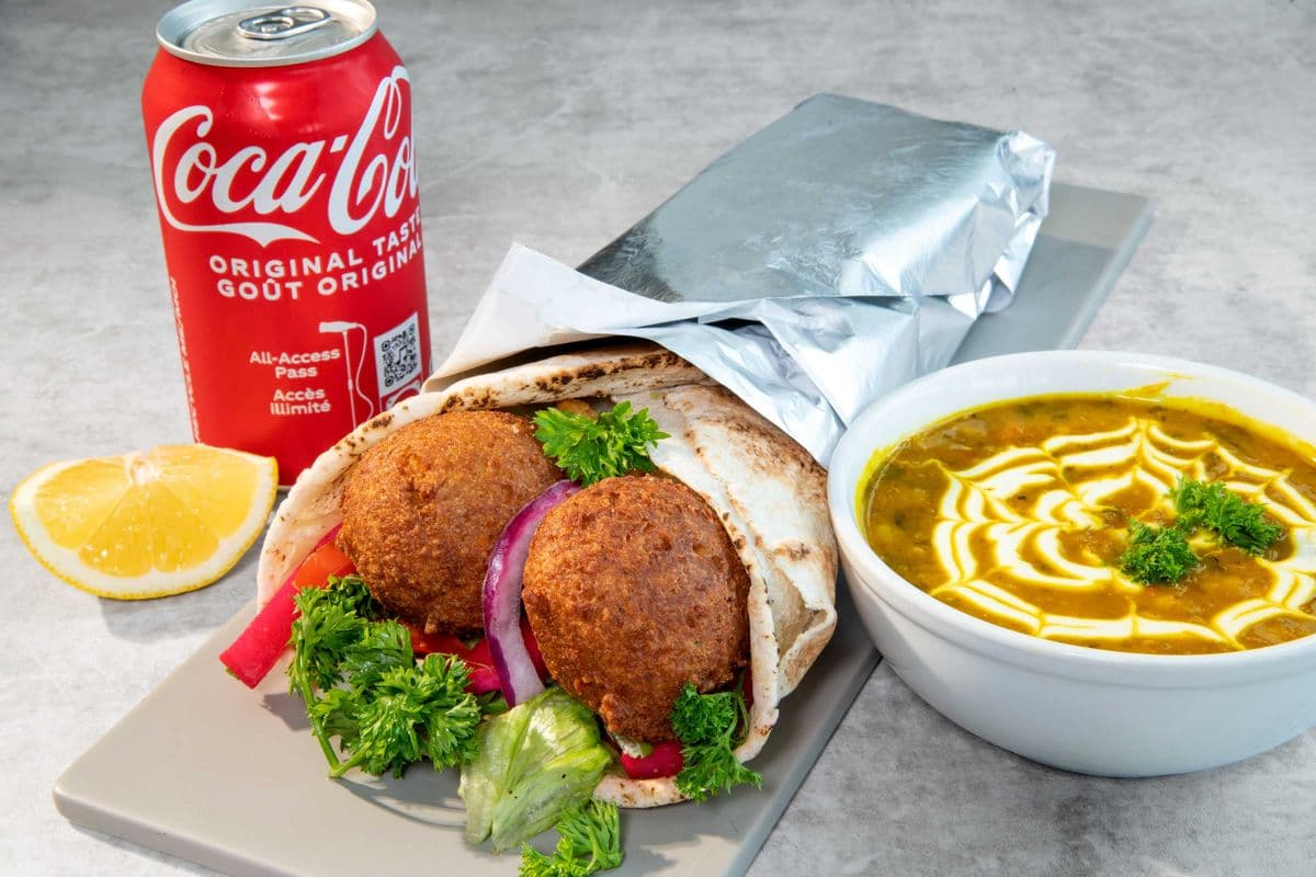 Falafel Veggie Wrap Combo