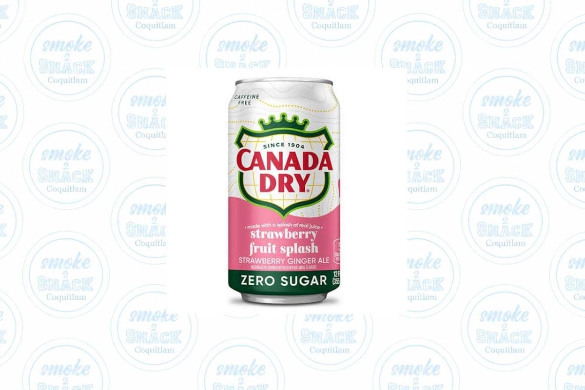 Canada Dry Strawberry Ginger Ale Zero Sugar (355ml)