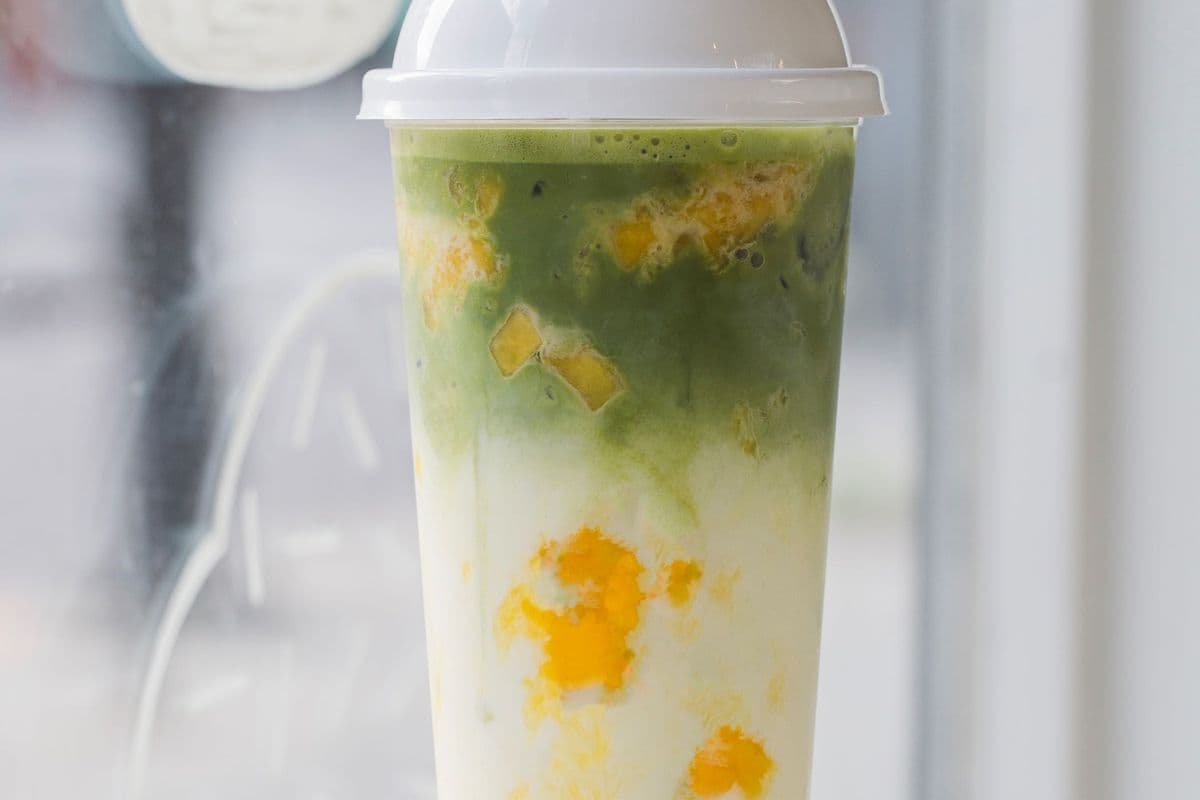 Real Mango Matcha Latte (cold only)