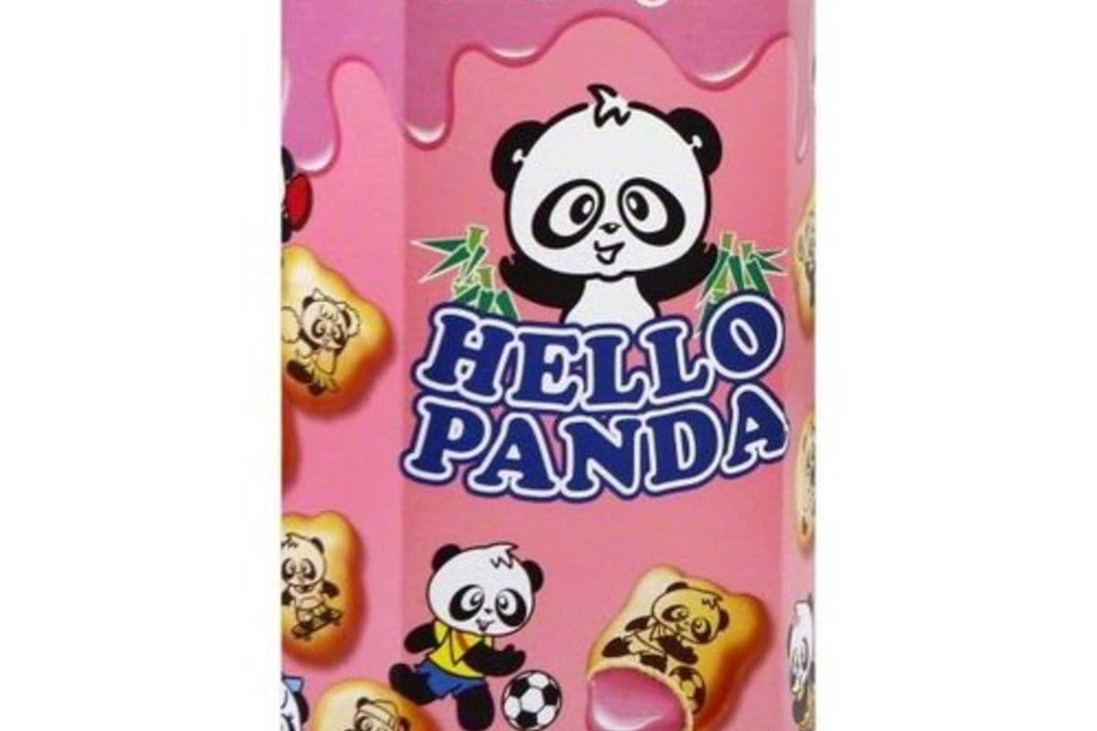 Meiji Hello Panda Strawberry Cookies 60g