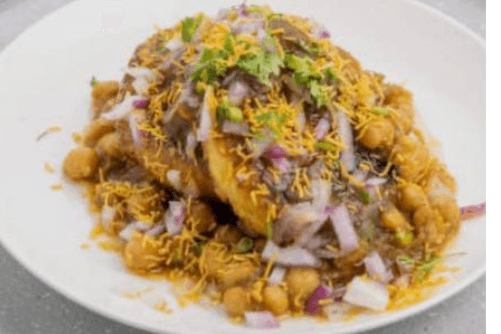 Aloo Tikki Chaat (3pcs)