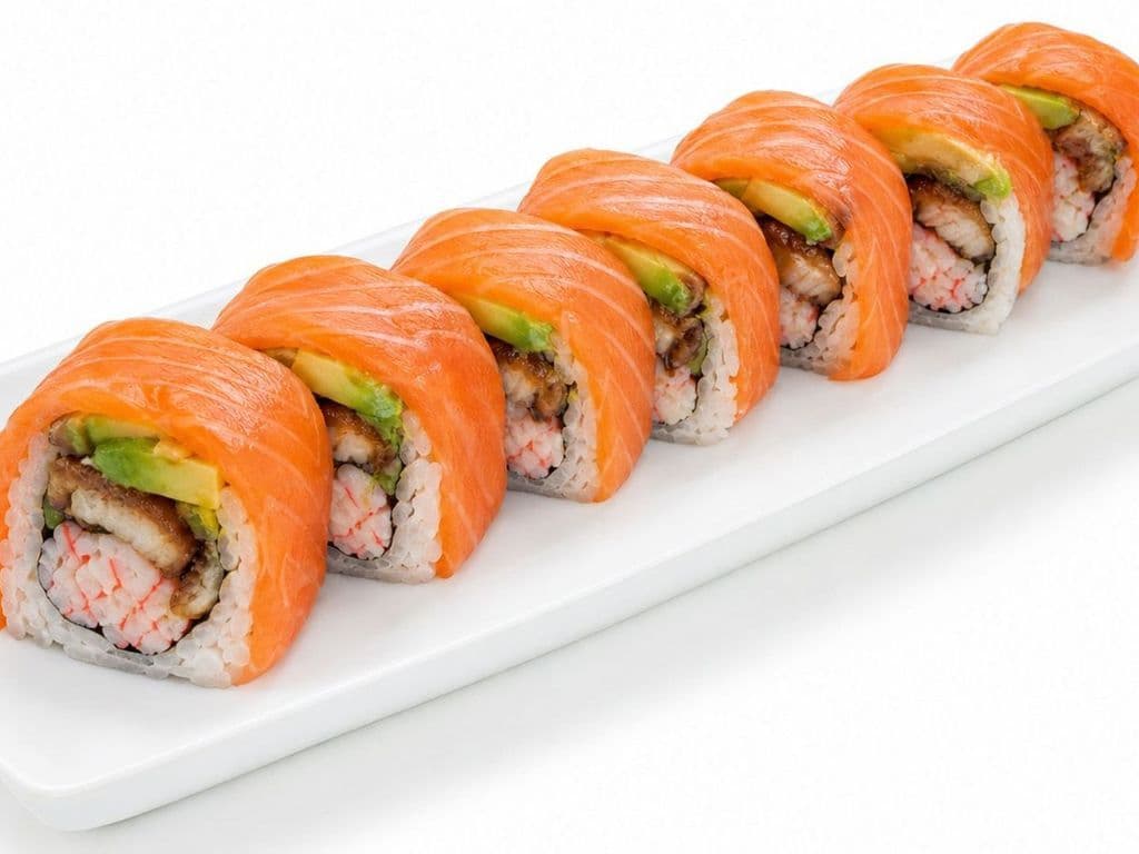 P17 Deluxe Spicy Salmon Roll (4pcs)