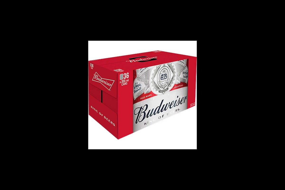 BUDWEISER (36 x 355ML CANS) (36 x 355ML CANS)
