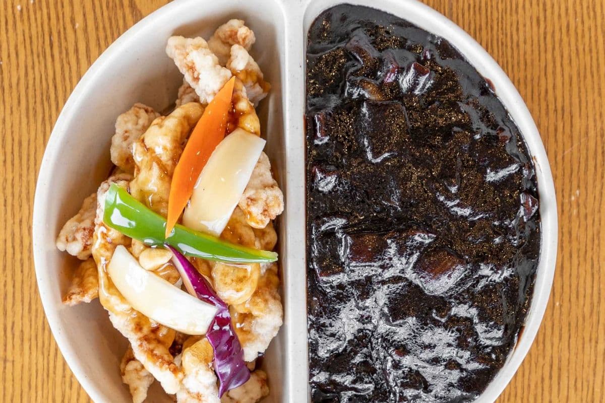 Jajang-Myeon and Tang-Soo-Yook Combo