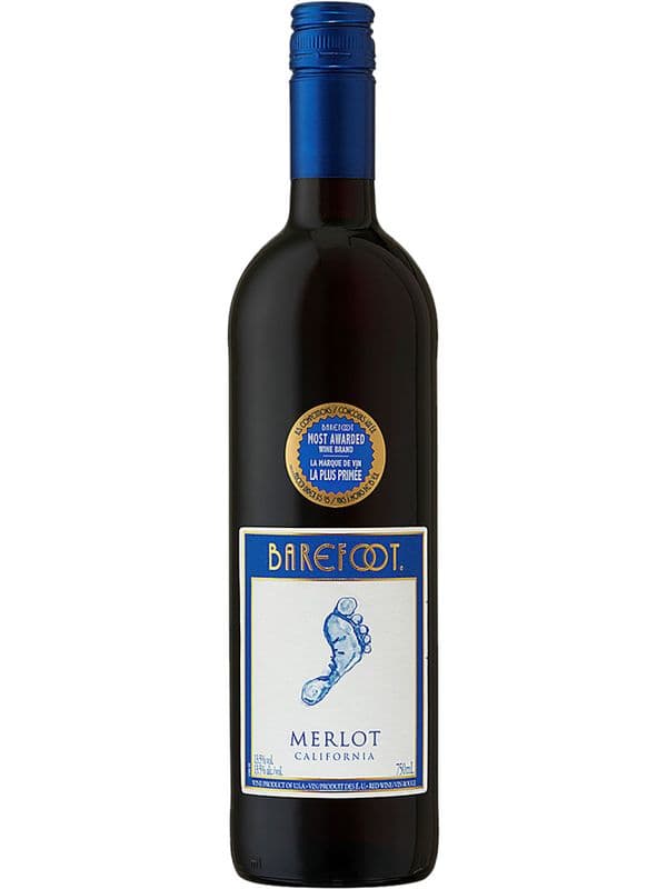 Barefoot Merlot (750 ml) (1 x 750ML)