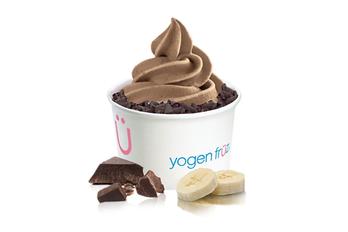 Banana Chocolate Swirl Yogen Fruz
