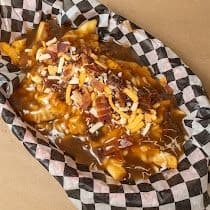 Bacon Cheddar Poutine