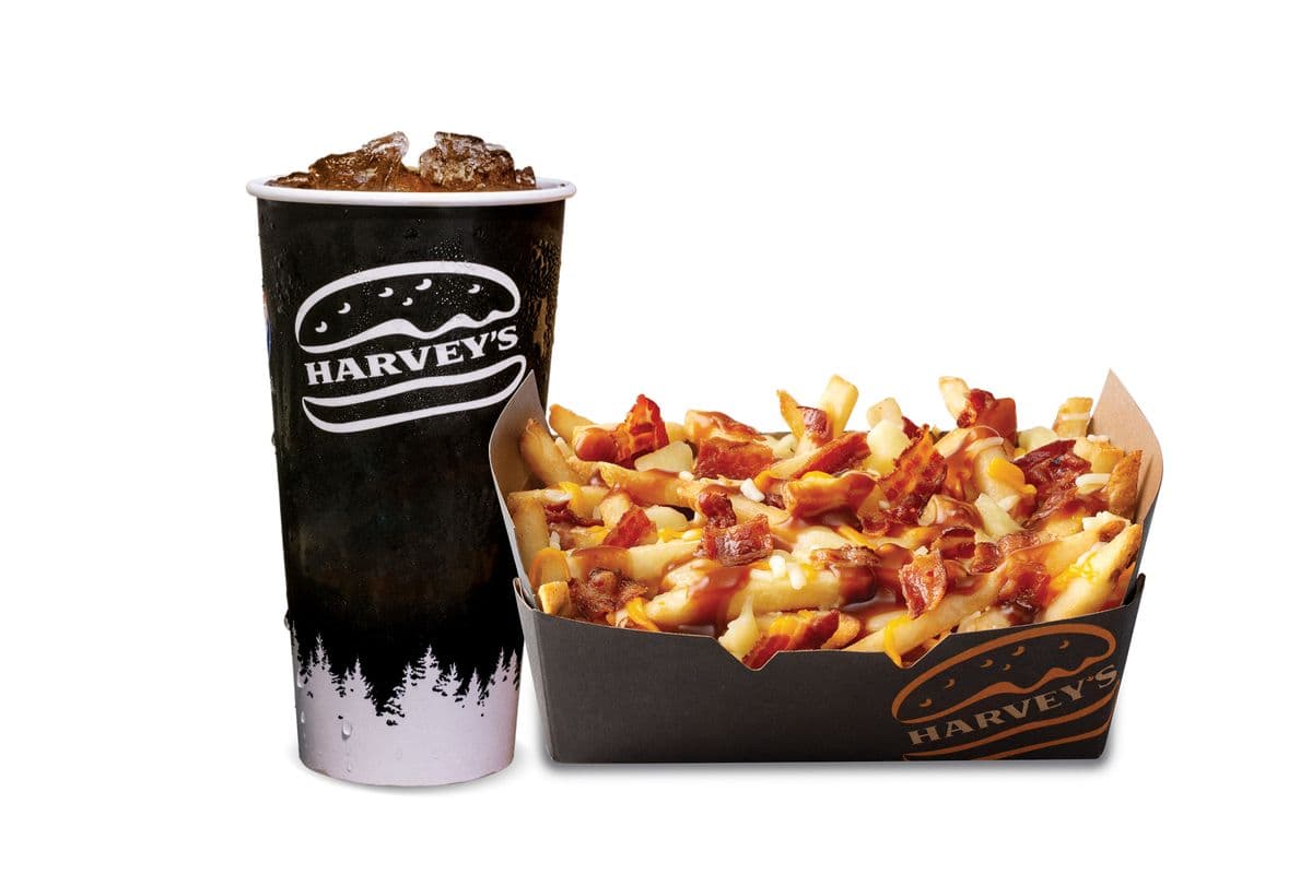 Large Bacon Double Cheese Poutine Combo