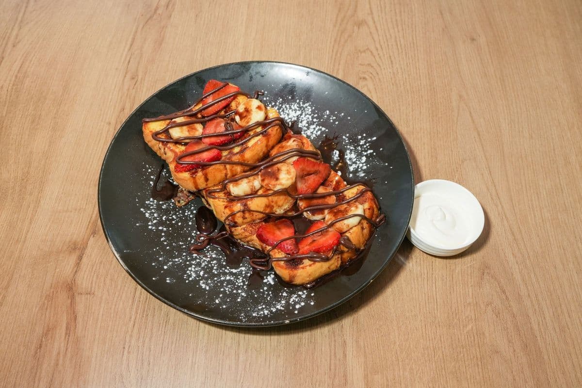 Choco-hazelnut French toast