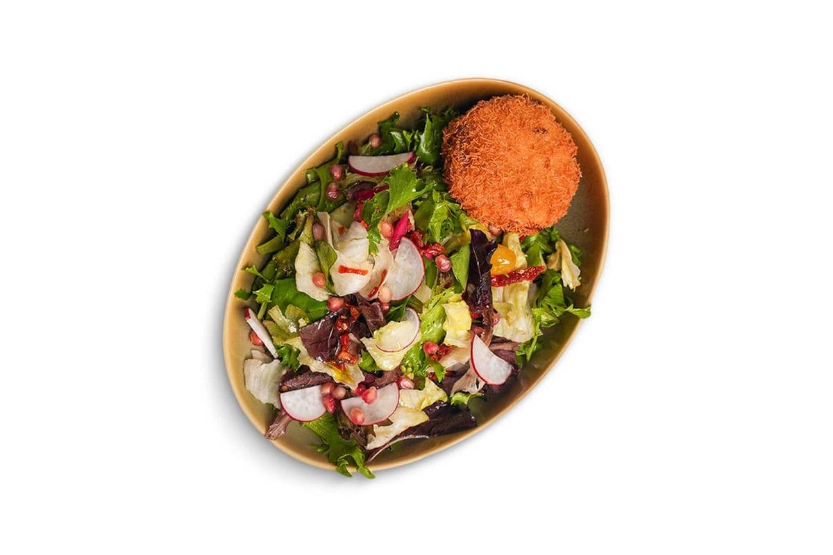 Fried Goat Cheese Salad (250 Cal)