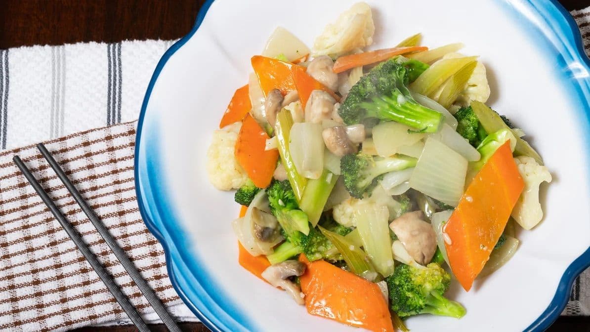 41. Stir-Fried Mixed Vegetables净杂菜
