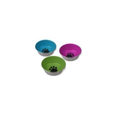 Van Ness Stainless Steel Enamel Dog Dish 24oz