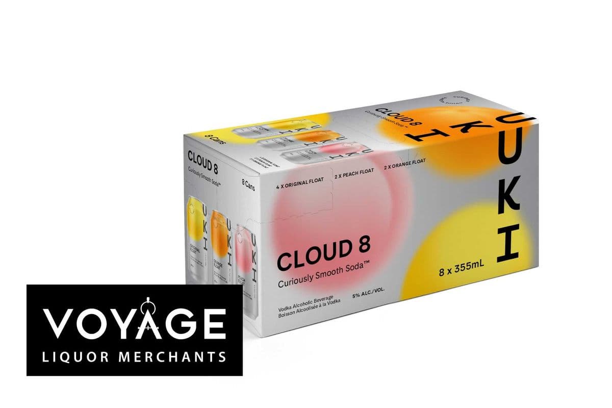 Uki Float Cloud Smooth Soda Variety Pack (8 x 355)