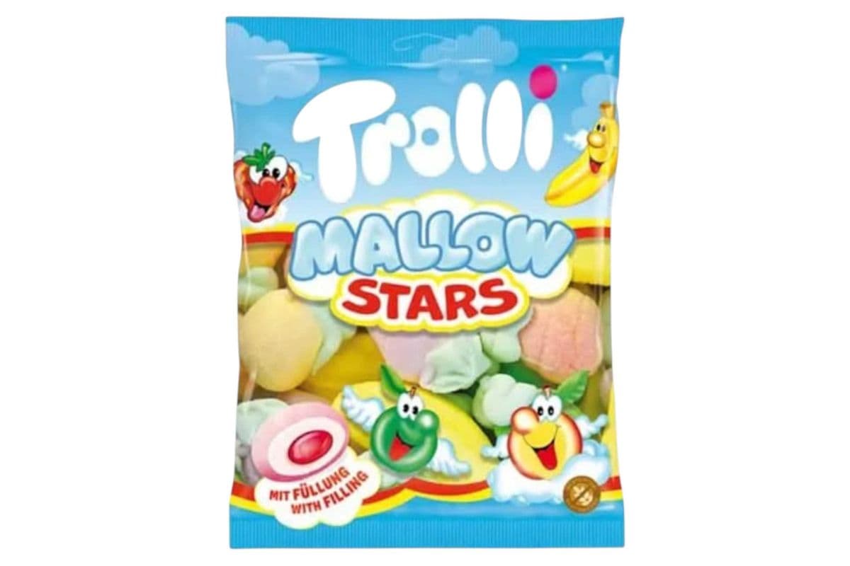 Trolli Mallow Stars Germany (150gm) (341 Cal)