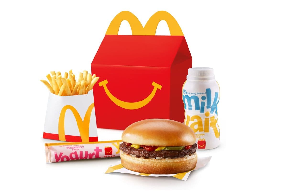 Happy Meal Hamburger with Small Fries [510-620 Cals]