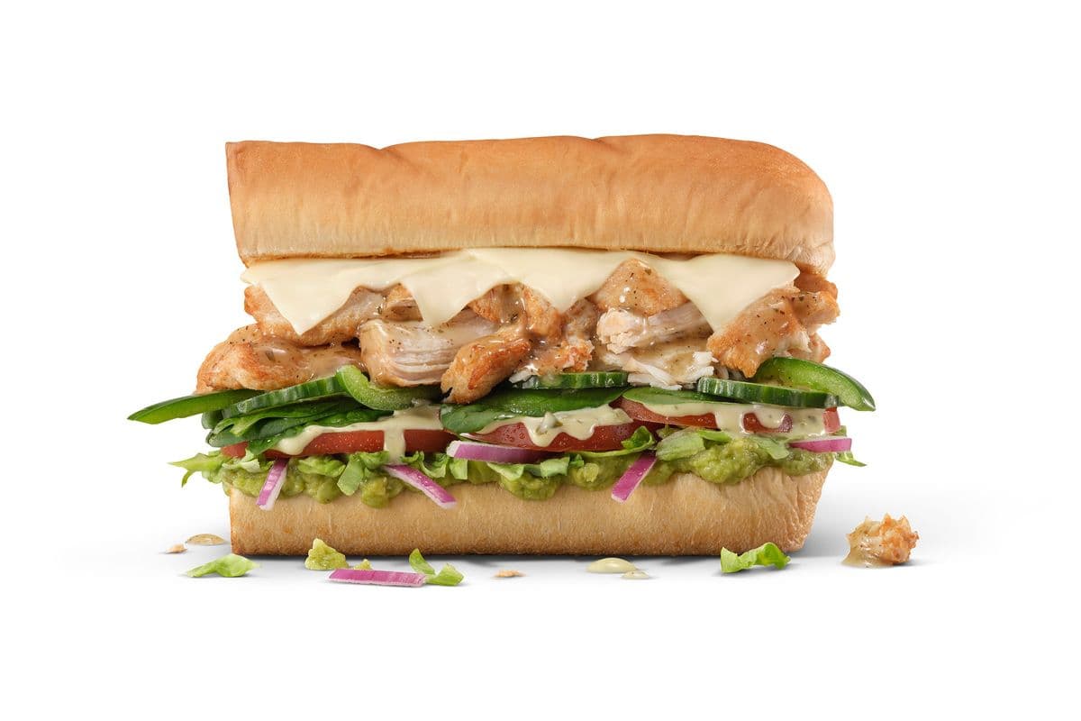 #7 Green Goddess Chicken 6" Sub (580 Cals)