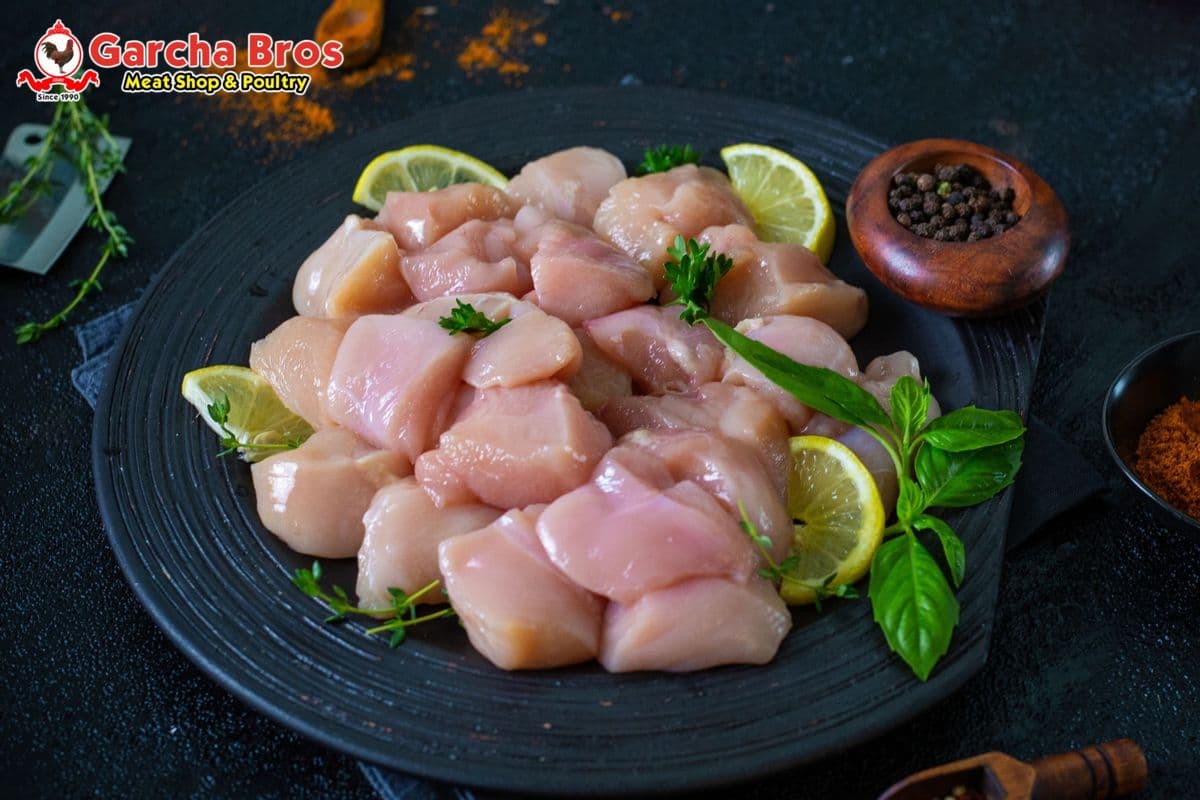 Boneless Cut Chicken Breast Pieces (1 lb)