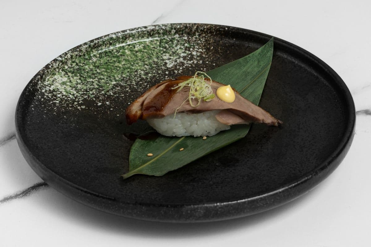 21. Peking Duck Sushi (1 pc)