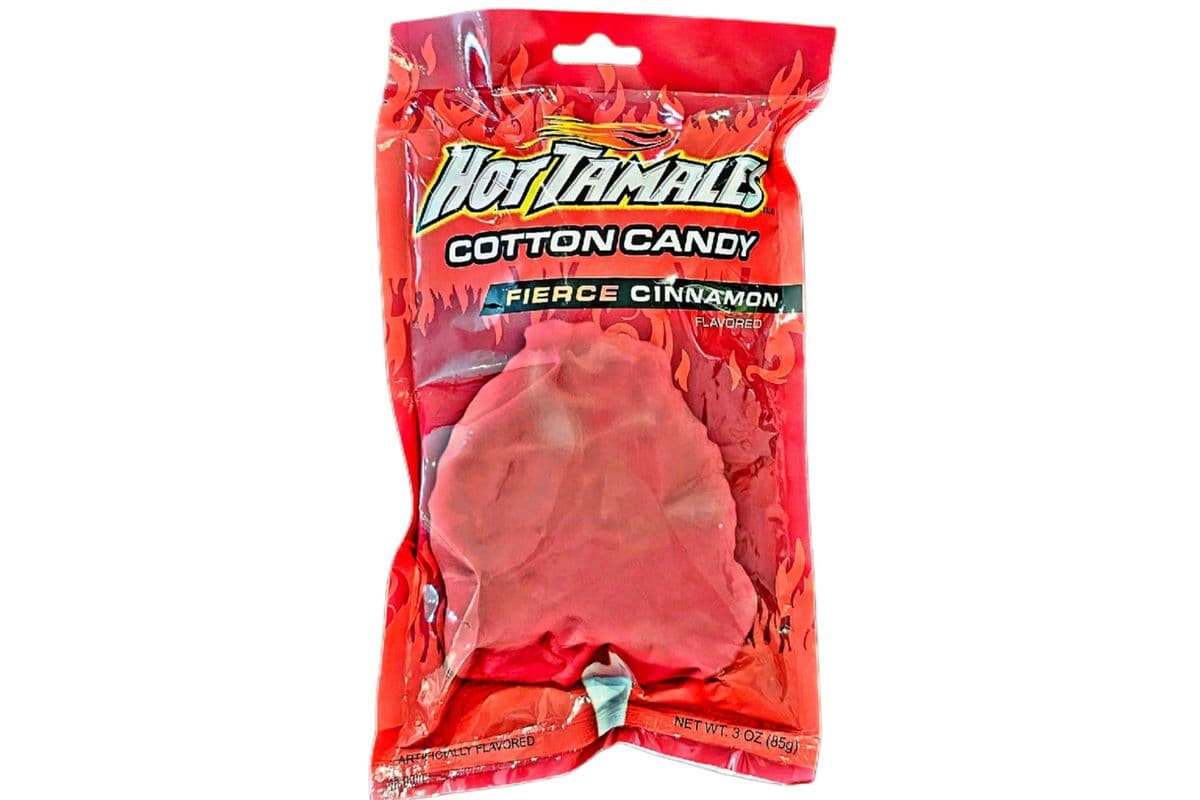 Hot Tamales cotton candy