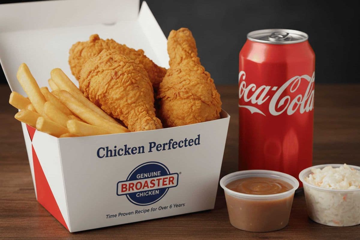 Two Piece Combo (Pop, gravy, fries and salad included)