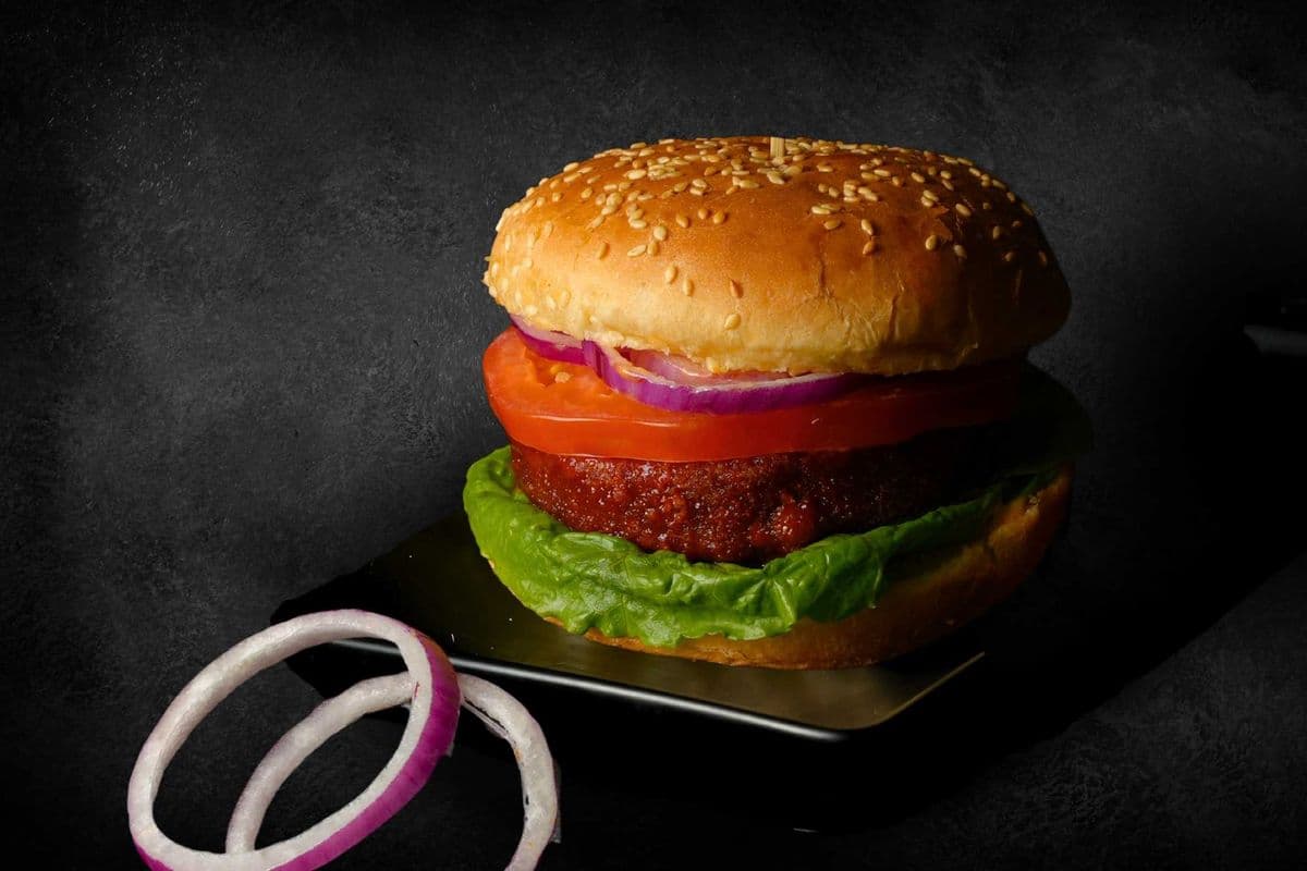 Paneer Vegetable Burger