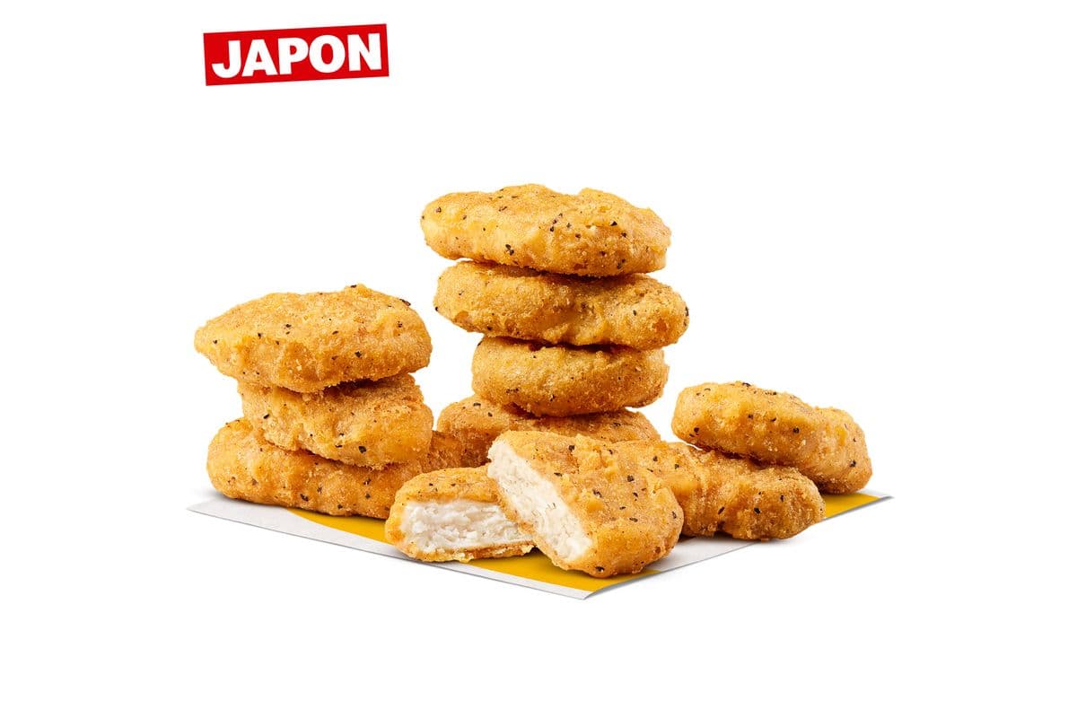 10 Poulet McCroquettes ail et poivre noir​ [490-580 Cal]
