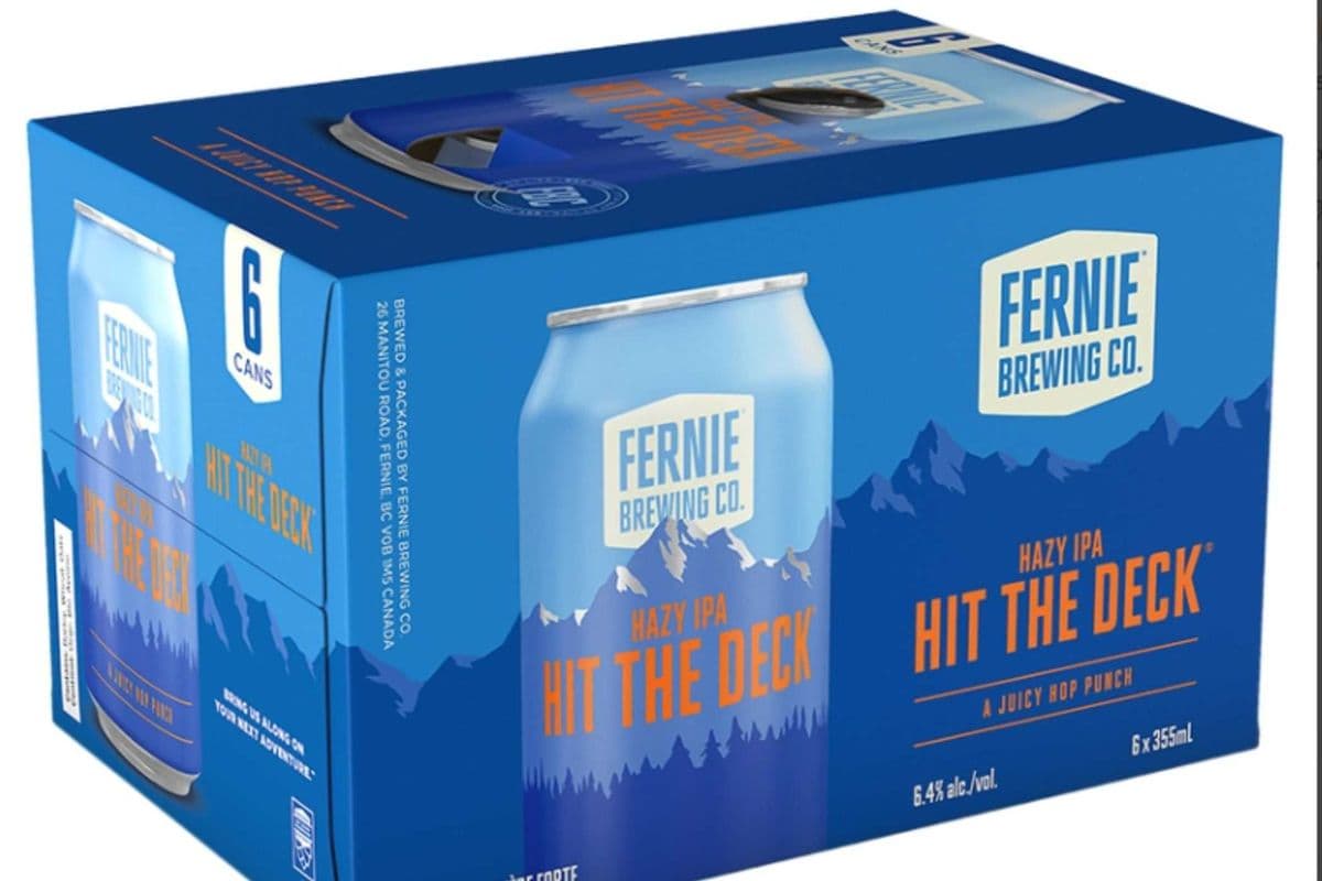Fernie Brewing CO. Hazy IPA Hit The Deck (1 x 355mL)