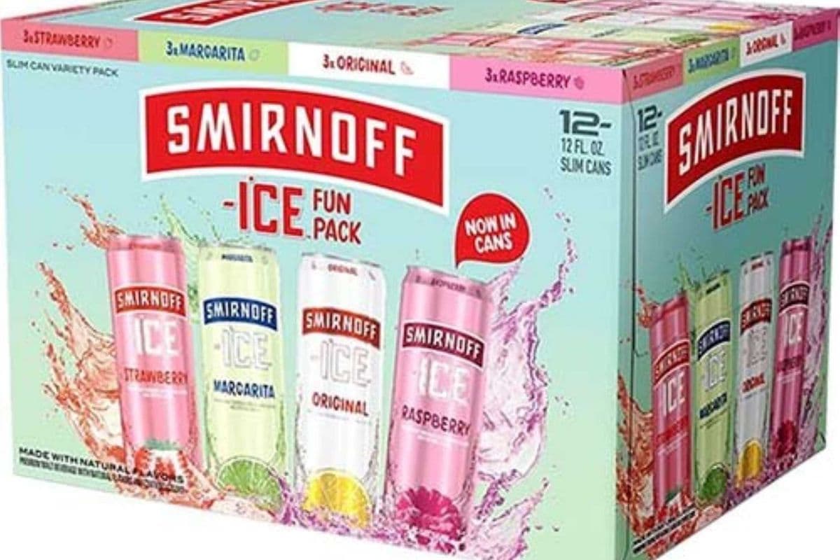 Smirnoff Vodka and Soda Party Pack 12 Cans - 4.50% ABV (1 x 355 ml)