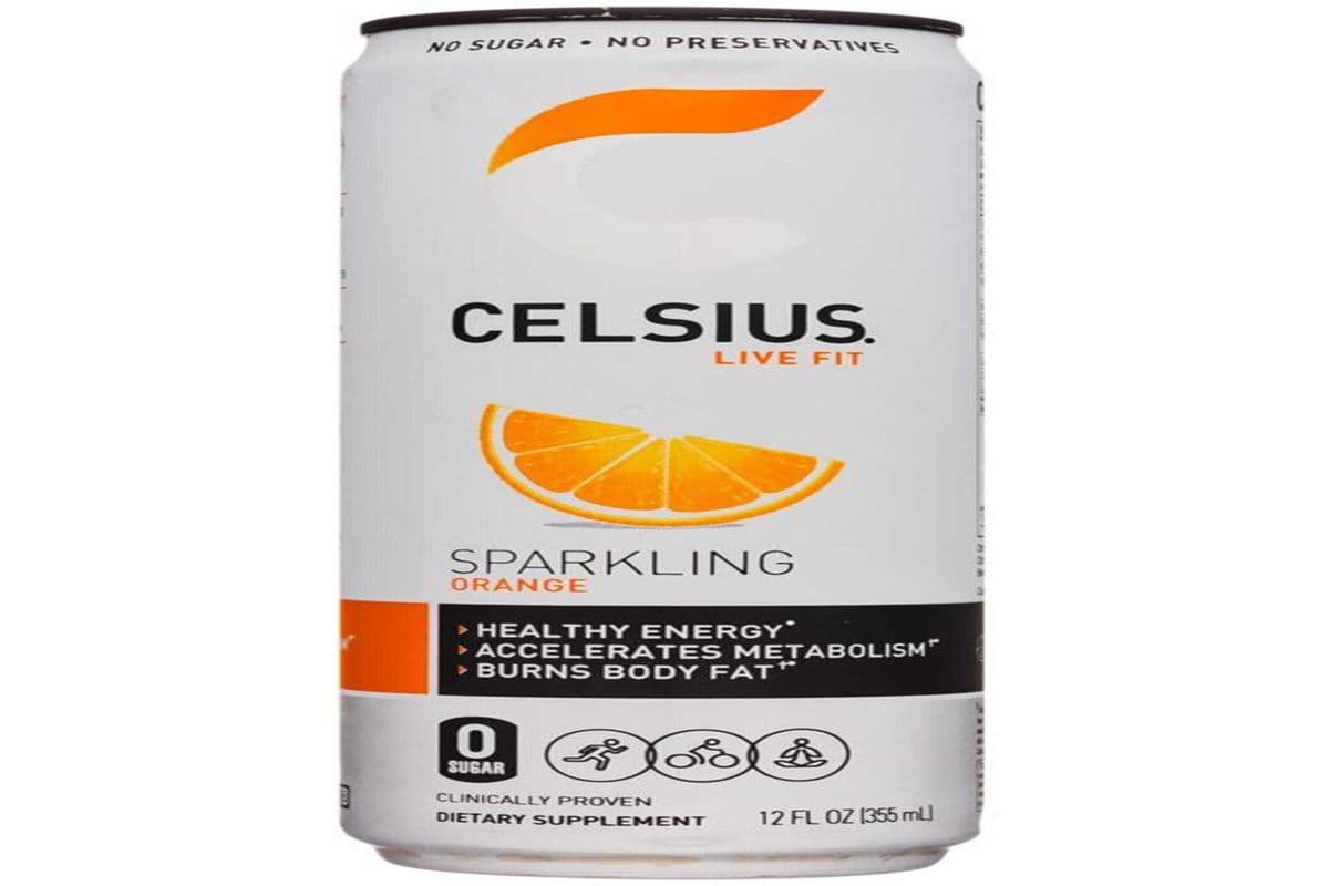 CELSIUS SPARKLING ORANGE FLAVOUR 355ml