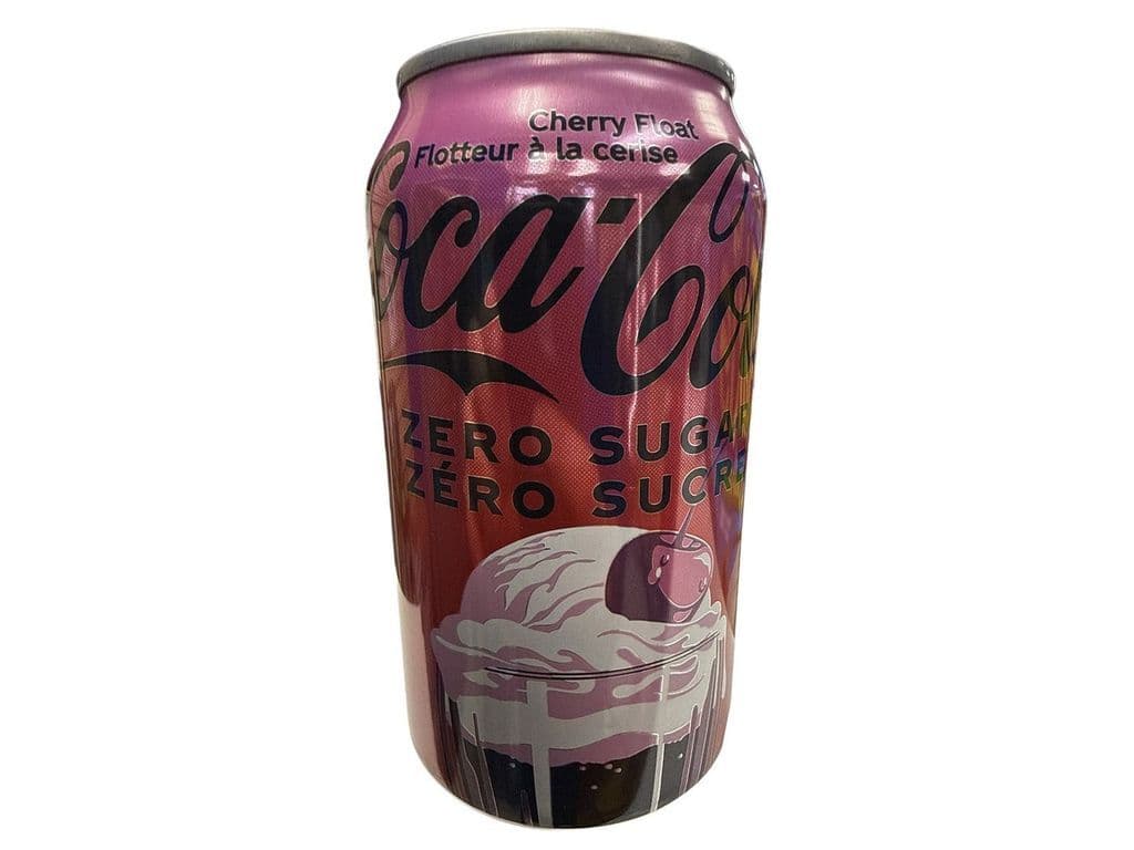 Coca Cola Cherry Float Zero Sugar Soda Pop 355ml Beverage