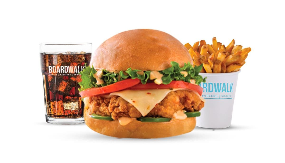 Spicy Chicken Burger Combo