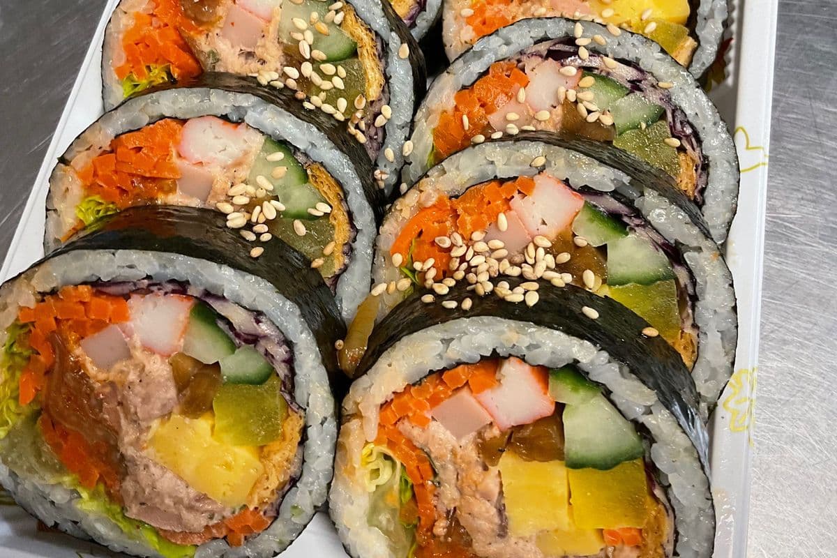 Tuna Kimchi Kimbap